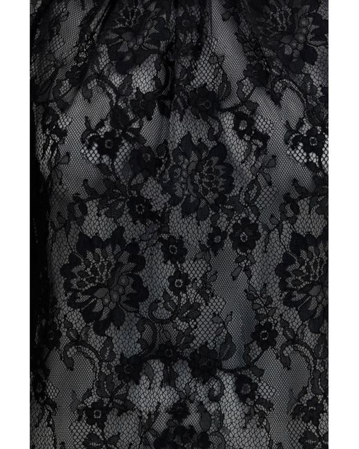 Self-Portrait Black Lace Blouse Polyamide Jacket