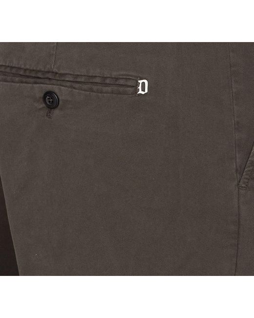 Dondup Gray Gaubert Pants for men