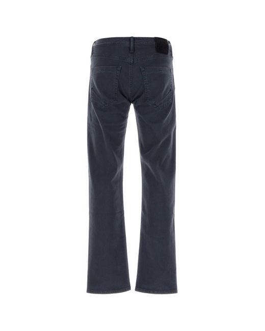 Incotex Blue Stretch Denim Jeans for men