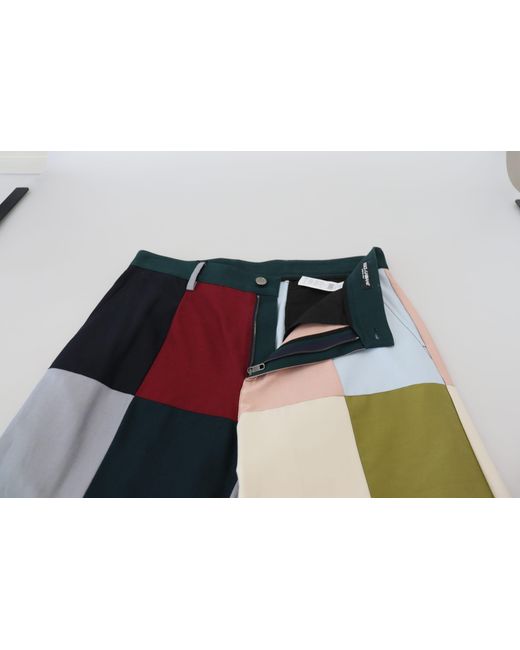 Dolce & Gabbana Black Patchwork Trousers Style for men