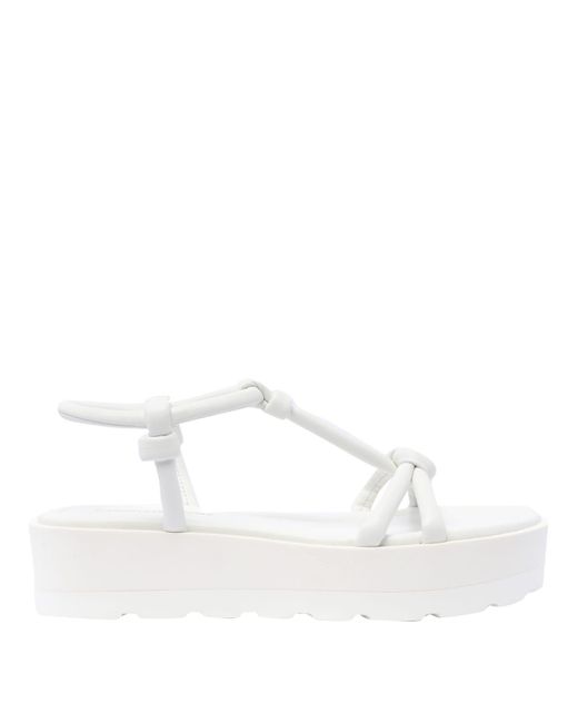 Gianvito Rossi White Platform Sandals