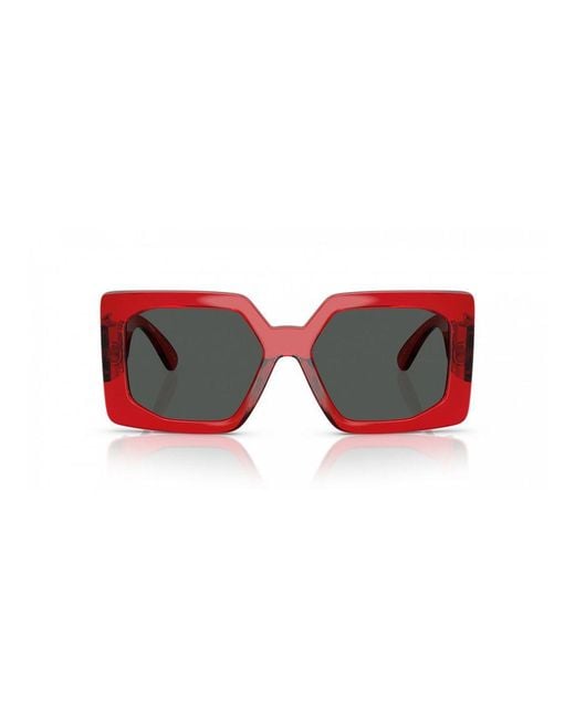 Versace Red Injected Sunglasses