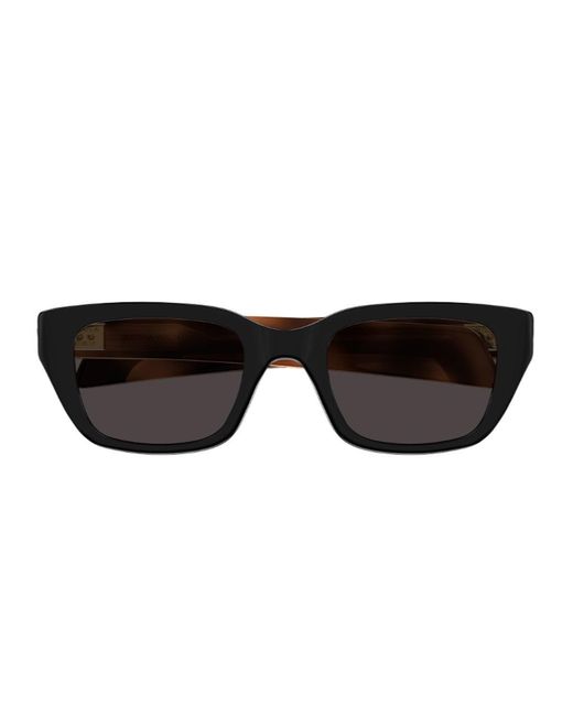 Bottega Veneta Brown Bv1393S Linea Ribbon Acetato Riciclato Sunglasses