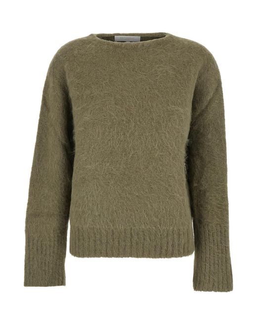Antonelli Green Adriano Sweater With Brushed-Effect