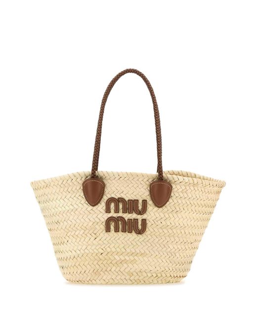 Miu Miu Natural Handbags.