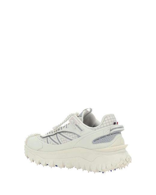 Moncler White Trailgrip Gtx Low Top Sneakers
