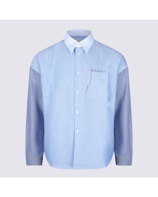 Marni Blue Shirts _Co for men