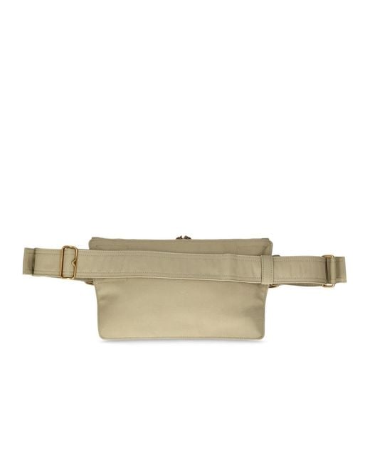 Burberry Natural Trench Gabardine Logo Belt Bag for men