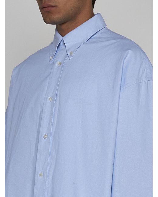 Studio Nicholson Blue Ruskin Cotton Shirt for men