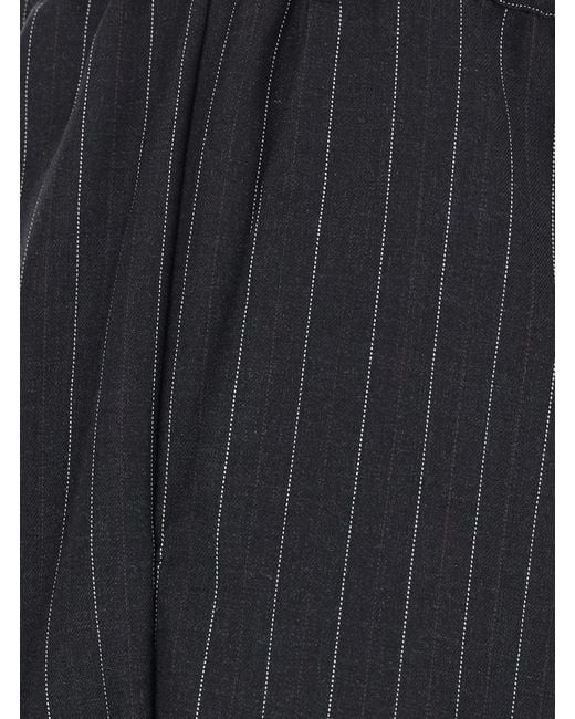 Semicouture Blue Pants Buddy Wool Trousers