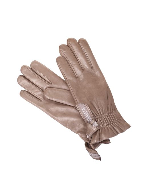 Emporio Armani Brown Gloves Dove