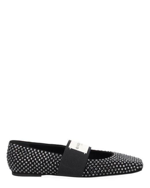 Givenchy Black Ballet Flats Calf Leather