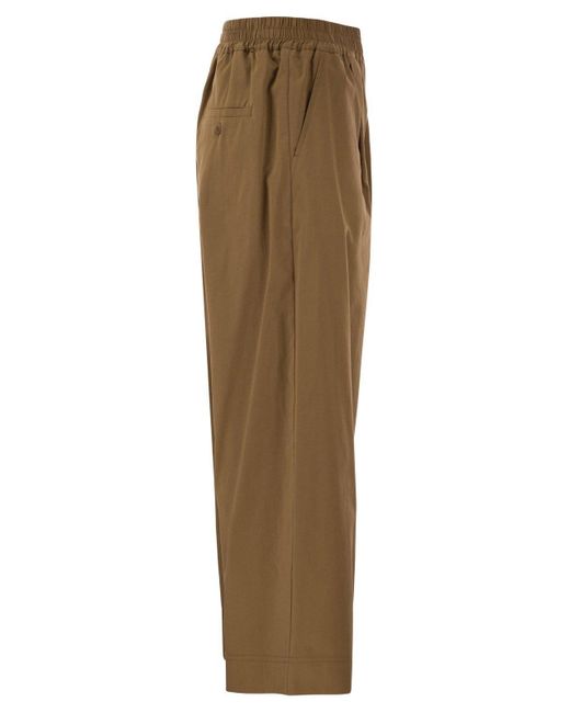 Weekend by Maxmara Natural Placido Soft Cotton Trousers