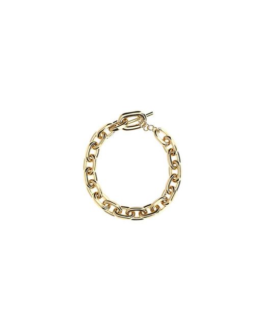 Rabanne Metallic Gold Aluminum Necklace for men