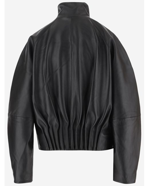 By Malene Birger Black Leather Jacket Suzanne
