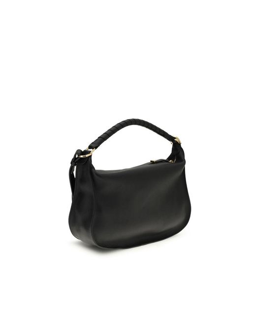 Chloé Black Calf Leather Bos Taurus Shoulder Bag