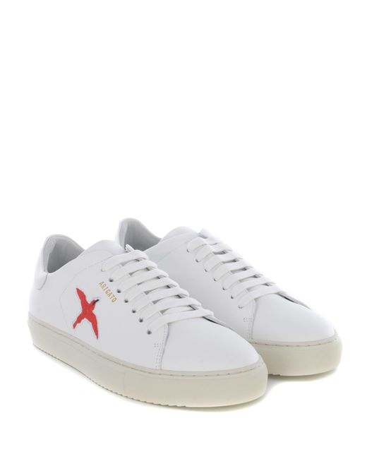 Axel Arigato Leather Sneakers Clean 90 Red Bird In Pelle in White for Men -  Save 1% | Lyst