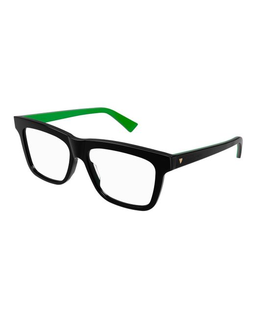Bottega Veneta Green Square-frame Glasses for men