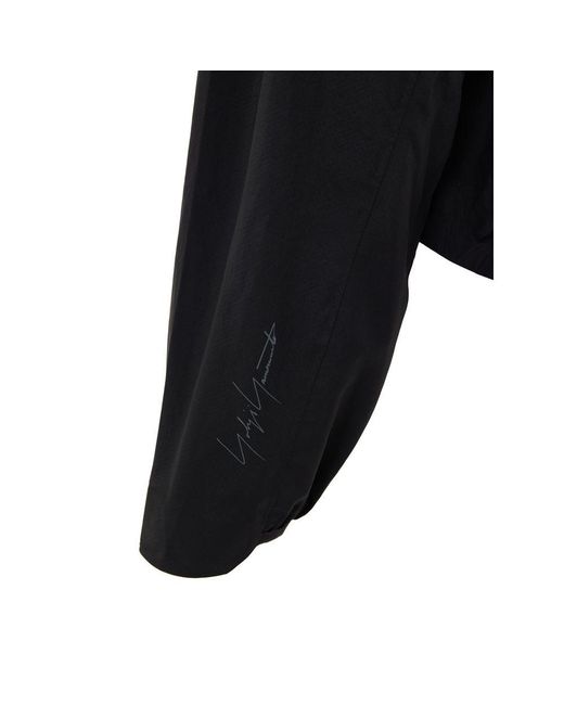 Y-3 Black Polyamide Shell Jacket Clothing