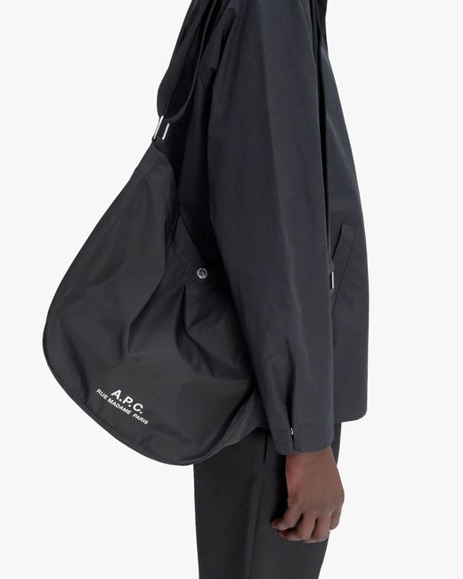 A.P.C. Blue Shoulder Bag Journal Polyester