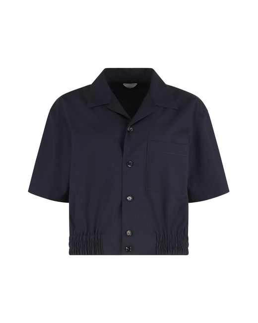 Bottega Veneta Blue Wool Shirt