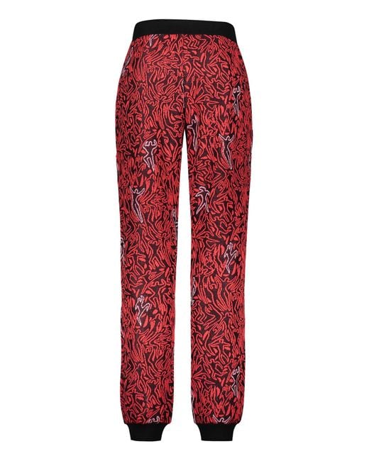M Missoni Red Knitted Trousers for men