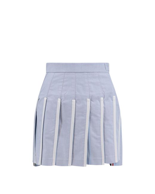 Thom Browne Blue Midi Skirt