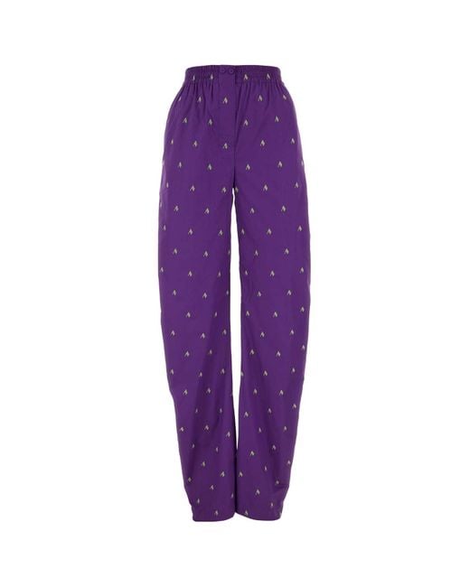 The Attico Purple Pantalone