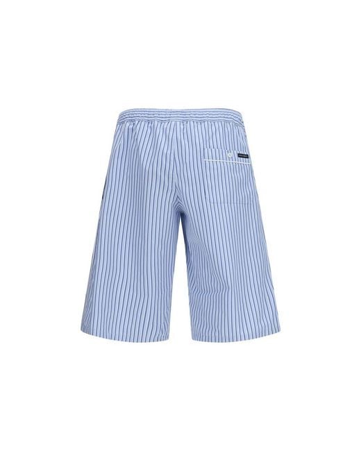 Dolce & Gabbana Blue Cotton Bermuda Shorts for men