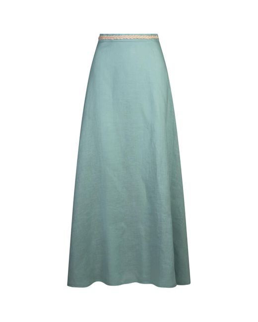 Amotea Blue Charline Long Skirt