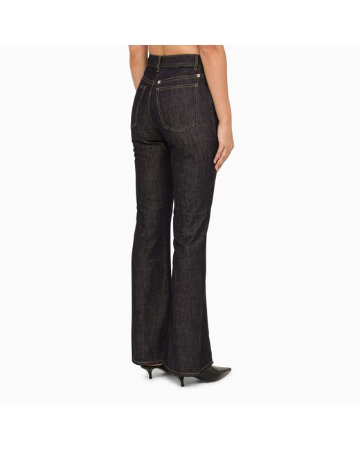 Givenchy Black Flared Jeans With Split