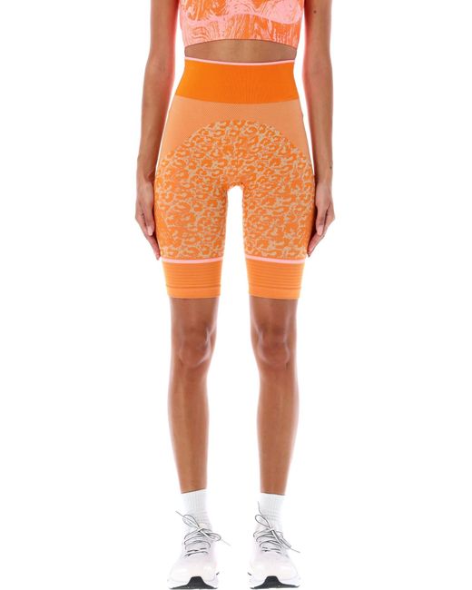 Adidas By Stella McCartney Orange Active Shorts