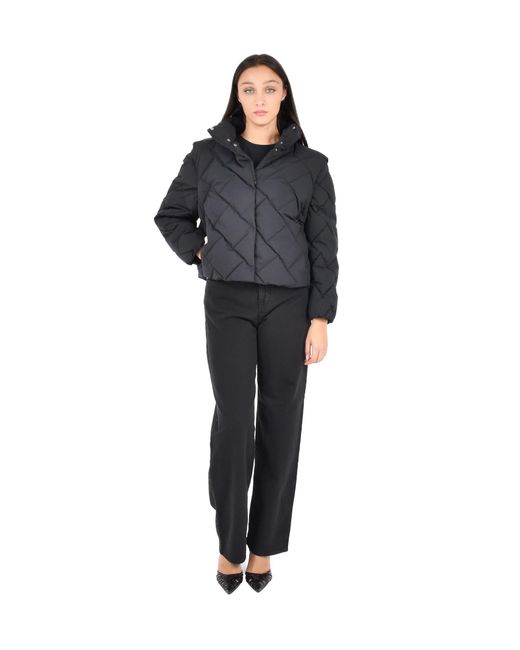 Herno Black Down Jacket Polyester Puffer