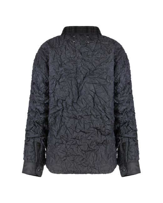 Maison Margiela Black Reversible Padded Jacket Lanavergine Trench & Raincoats