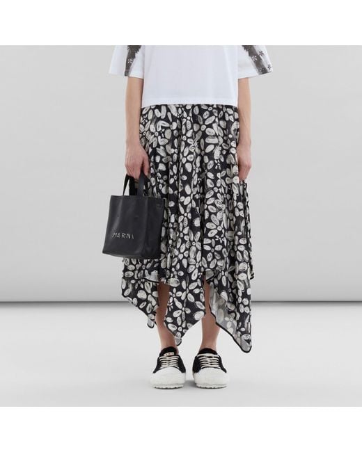 Marni Black Museo Soft Mini Bag Calf Leather