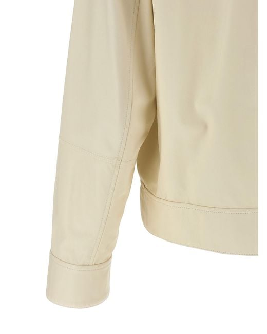 Brunello Cucinelli Natural Reversible Jacket for men