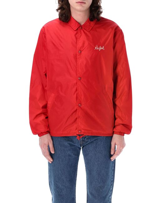 Polo Ralph Lauren Red Coach Jacket for men