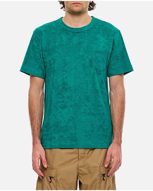 Howlin' By Morrison Green Shortsleeve Cotton T-Shirt for men