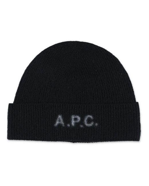 A.P.C. Black Bonnet Harry for men