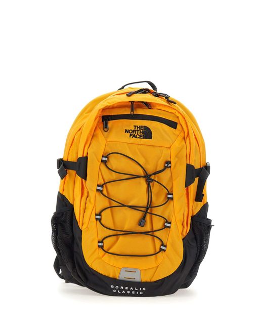 The North Face Orange Borealis Classic Backpack for men