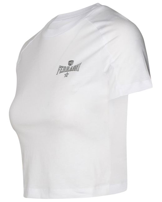 Chiara Ferragni White Cotton T-Shirt