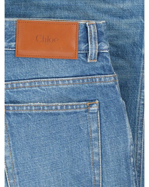 Chloé Blue Jeans Outer Shell: Cotton