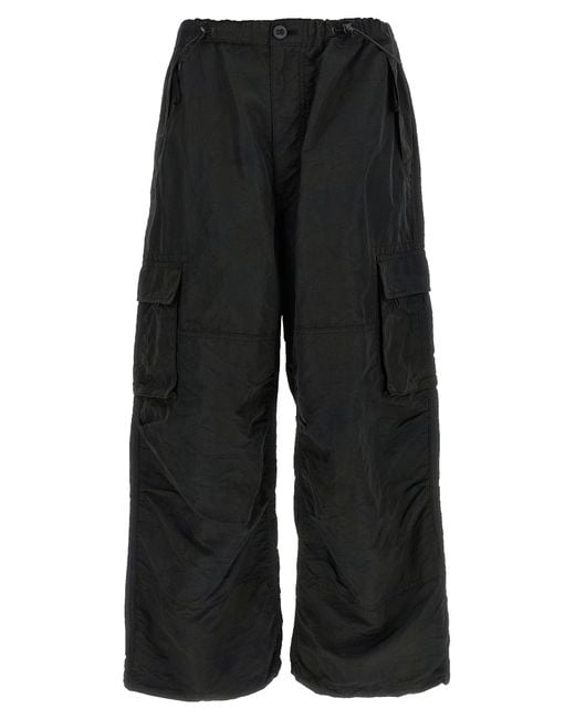 Comme des Garçons Black Nylon Cargo Pants for men