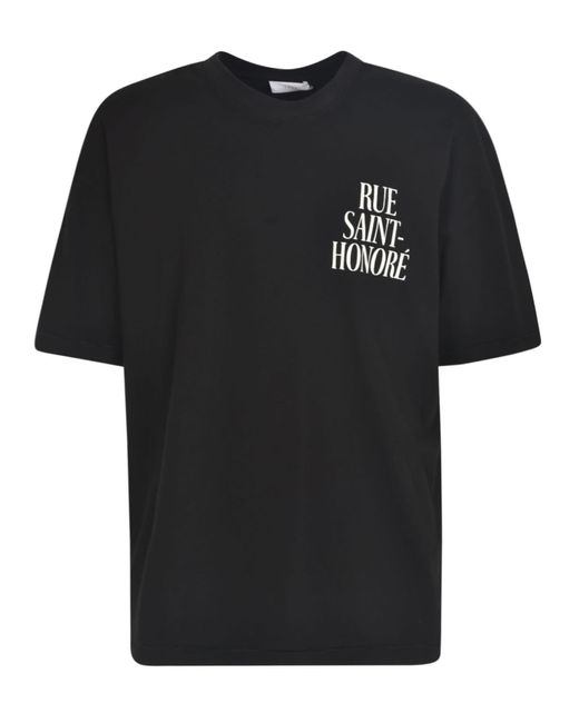 1989 STUDIO Black Logo Print T-Shirt for men