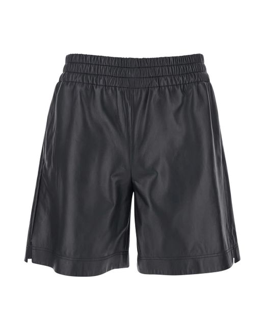 Gucci Gray Bermuda Shorts With Elasticated Waist And Logo Lettering for men