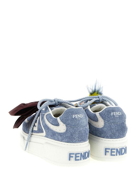 Fendi Blue Match Sneakers