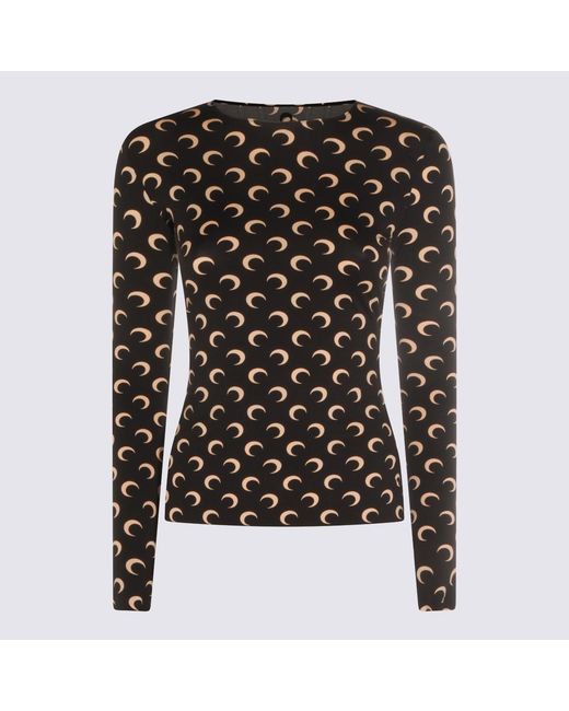 MARINE SERRE Black Top _Pa Ea