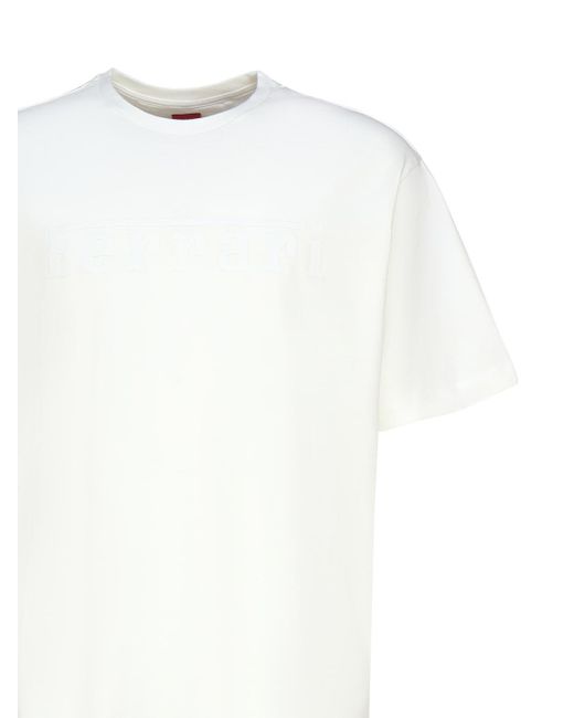 Ferrari White Pure Cotton T-shirt