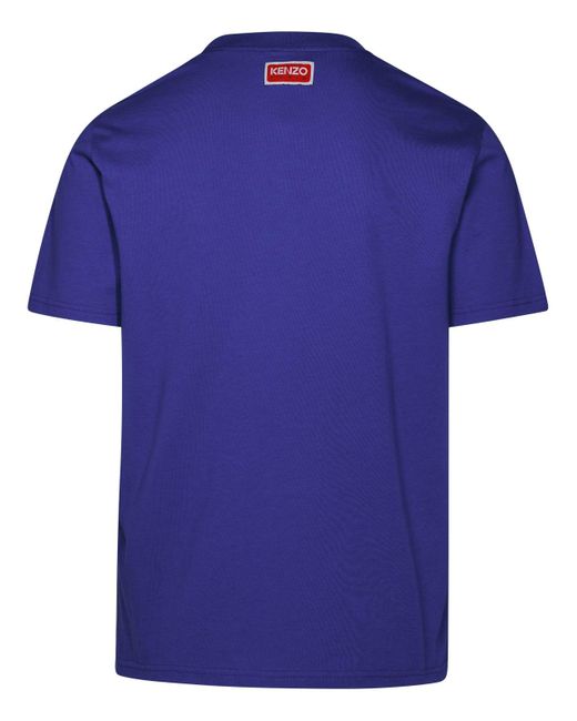 KENZO 'tiger Varsity' Blue Cotton T-shirt for men