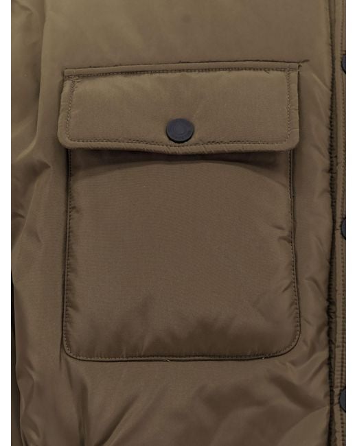 DSquared² Green Padded Nylon Shirt/Jacket for men